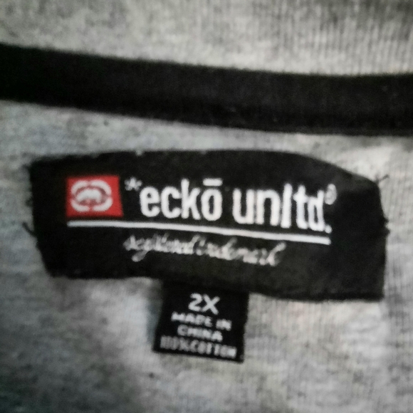 ECKO Unltd. World Famous Company T- Shirt, Gray-Size 2XL - Picture 9 of 12
